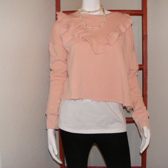 FREE PEOPLE DRESSY SWEATSHIRT - Picture 2 of 5